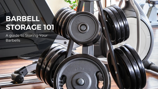 Barbell plate rack