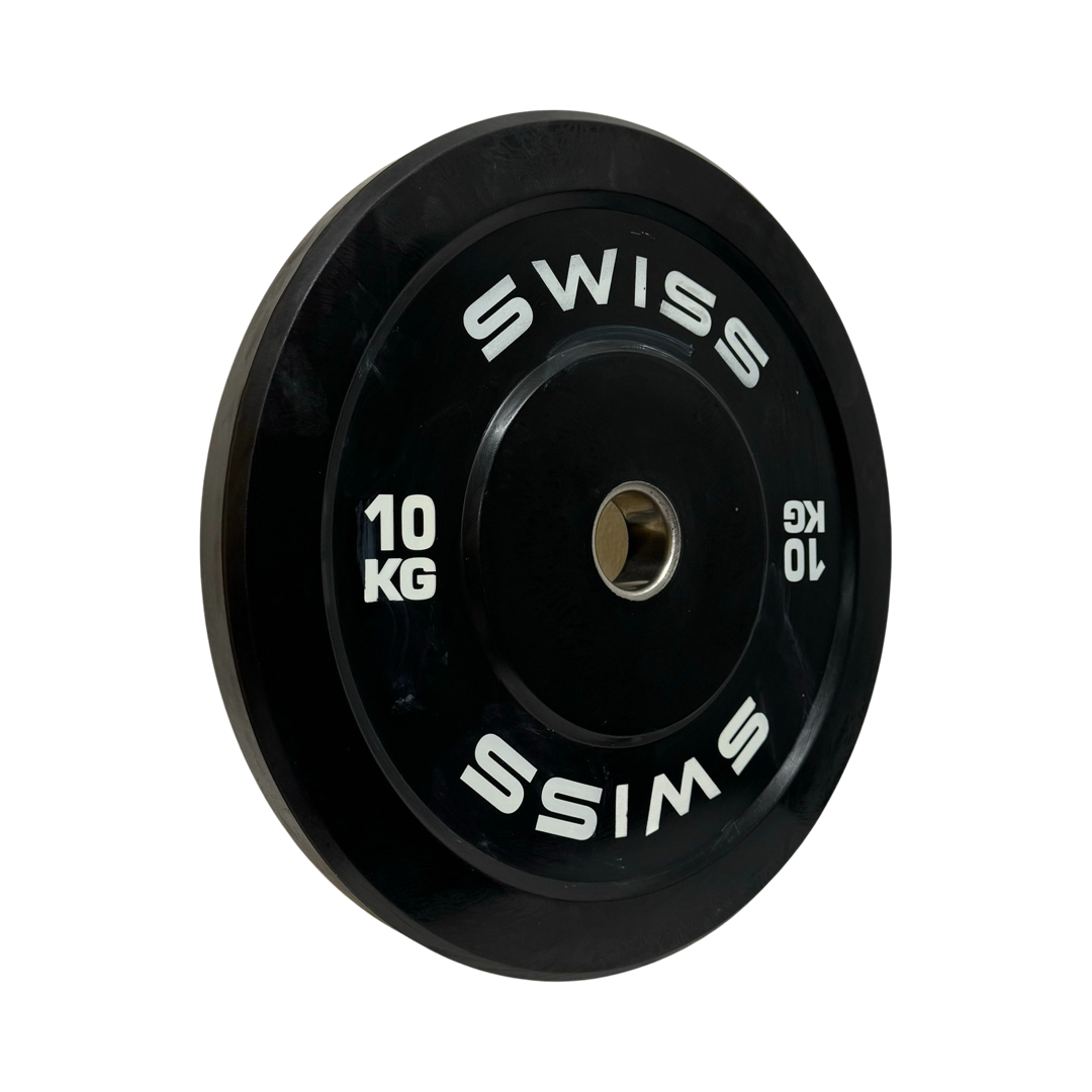 Black Bumper Plates - Swiss