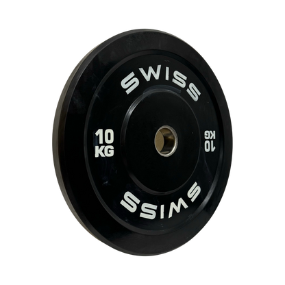 Black Bumper Plates - Swiss