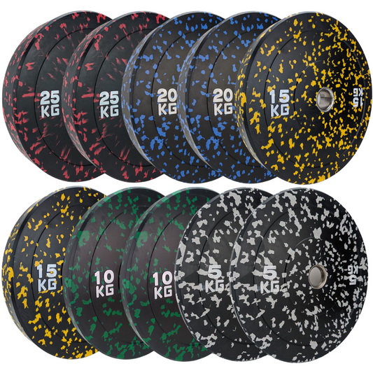 Bumper Plates - Flecked 150kg set