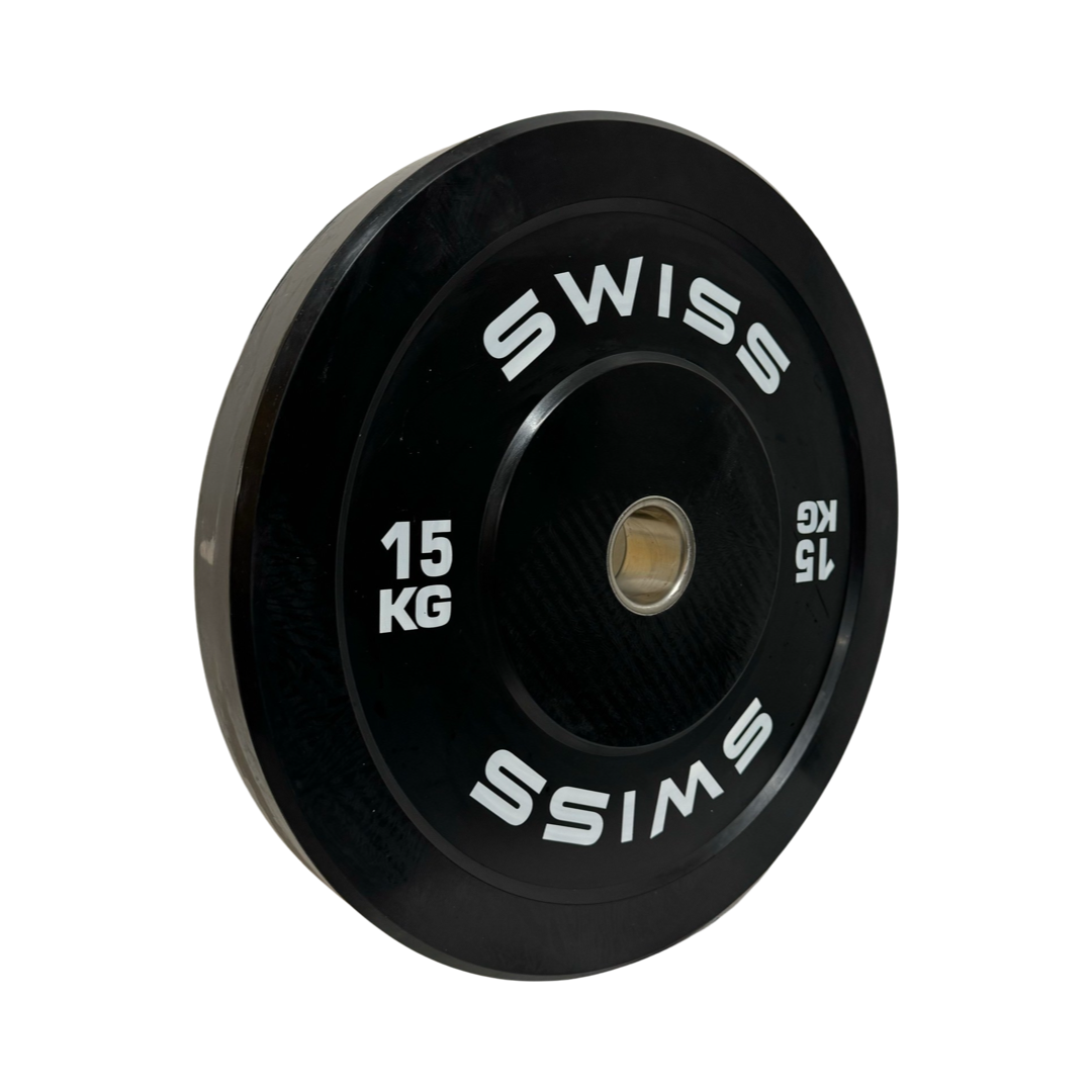 Black Bumper Plates - Swiss