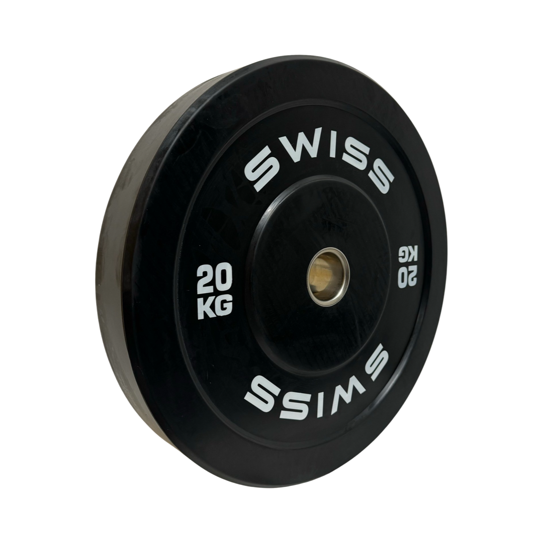 Black Bumper Plates - Swiss