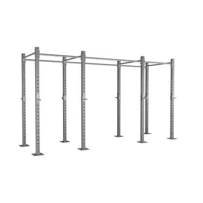 Image of a 4 squat bay outdoor galvanised rig