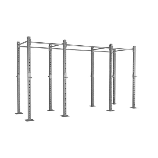 Image of a 4 squat bay outdoor galvanised rig