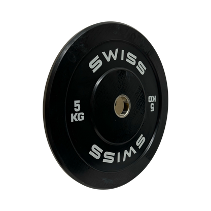 Black Bumper Plates - Swiss