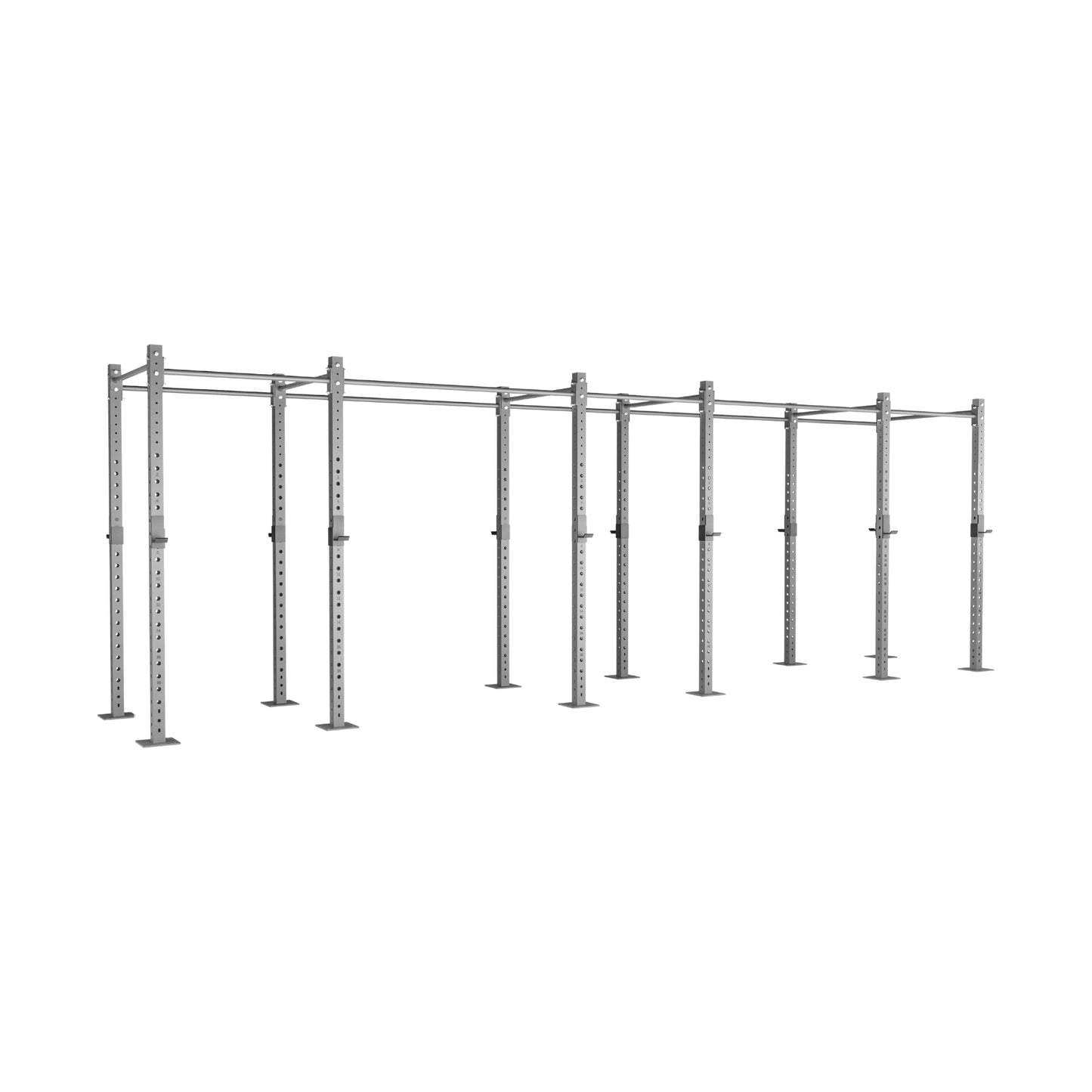 Image of a 6 squat bay outdoor galvanised rig