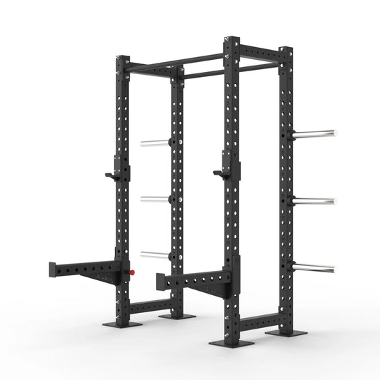 Garage Half rack with straight pull up bar