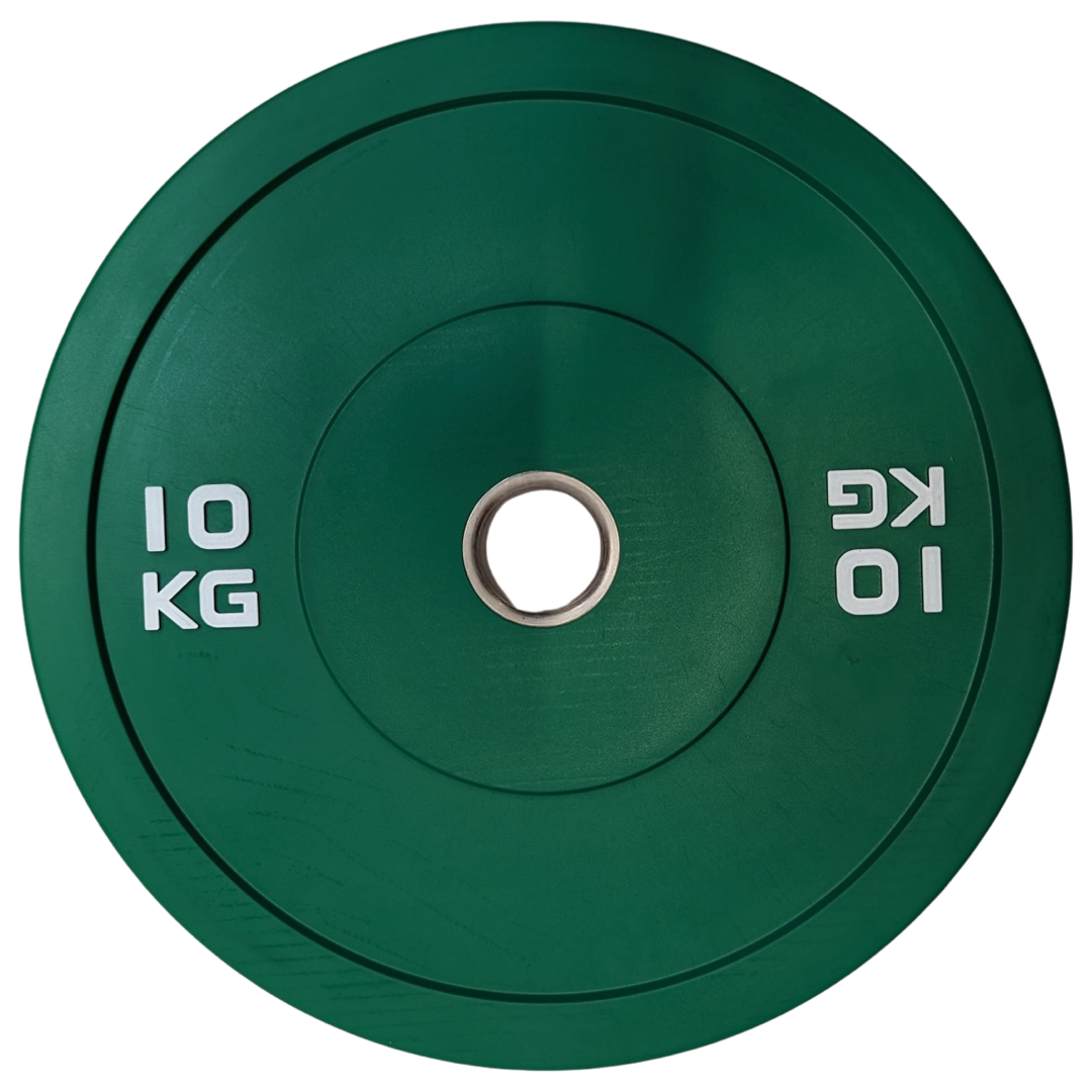 100kg Set of Coloured Bumper Plates