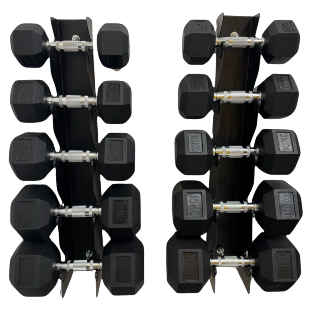 Dumbbell Rack - Wall Mounted - 5 Pair Rack