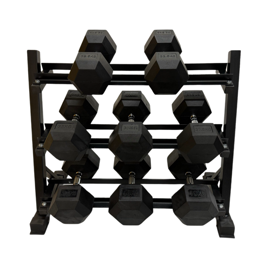 Dumbell Set with Rack 32.5kg - 40kg