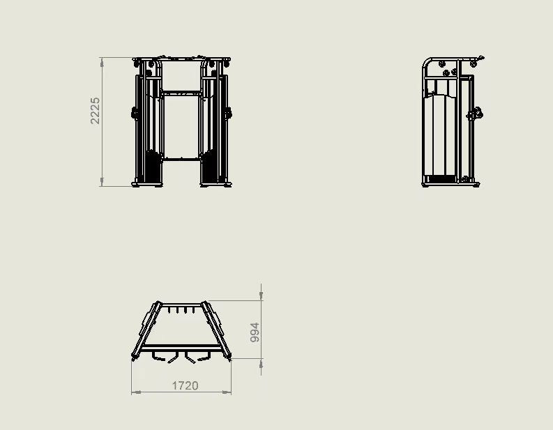 Functional Trainer with Weight Stacks