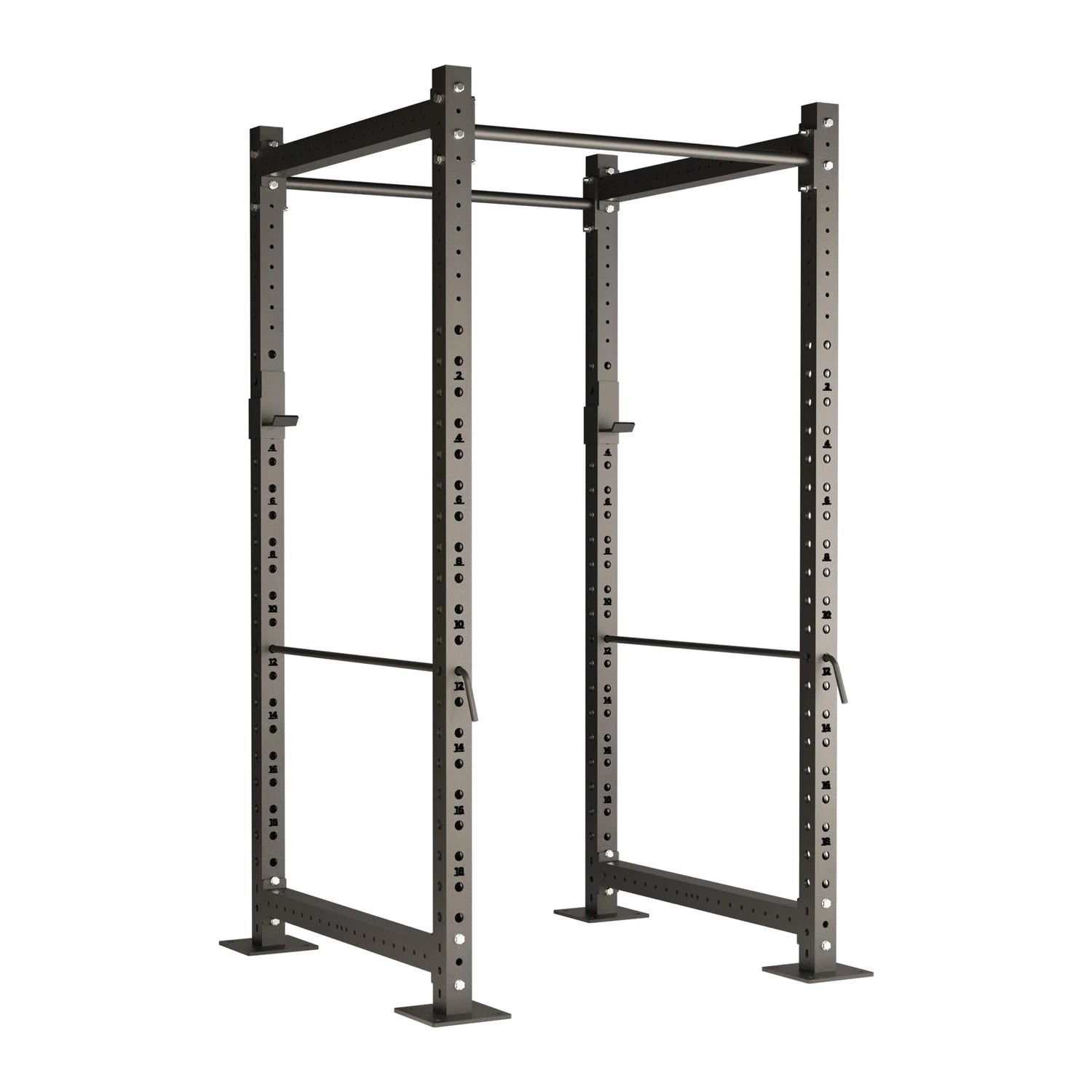 Product image of a power rack on a white background