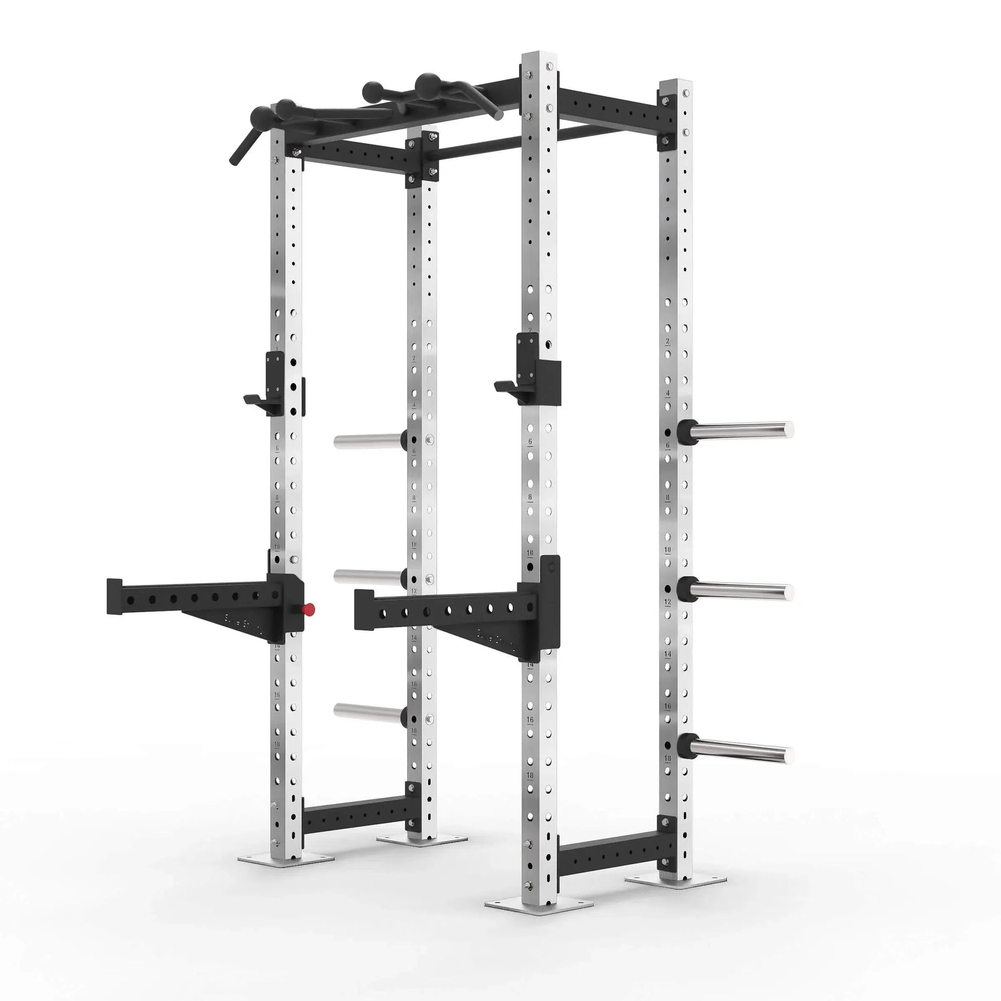 Stainless steel Half rack with globe pull up bar