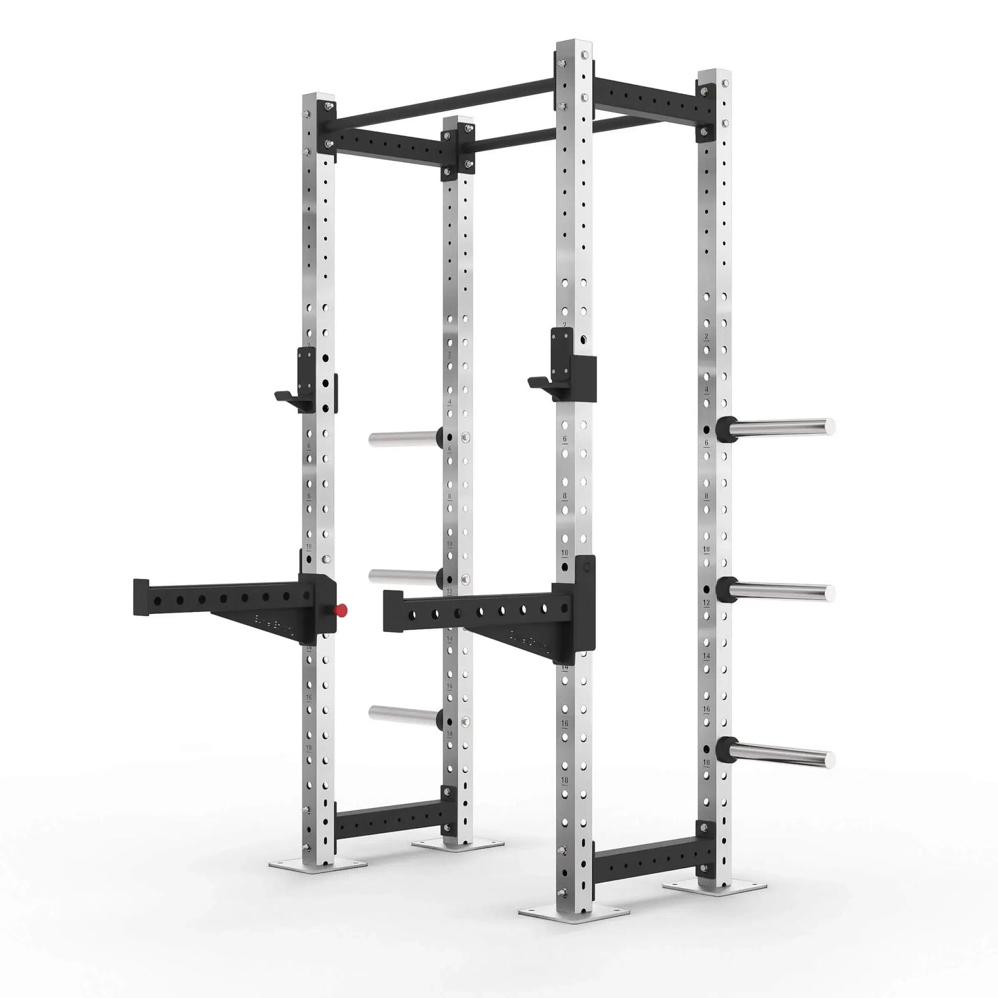 Stainless steel Half rack with straight pull up bar