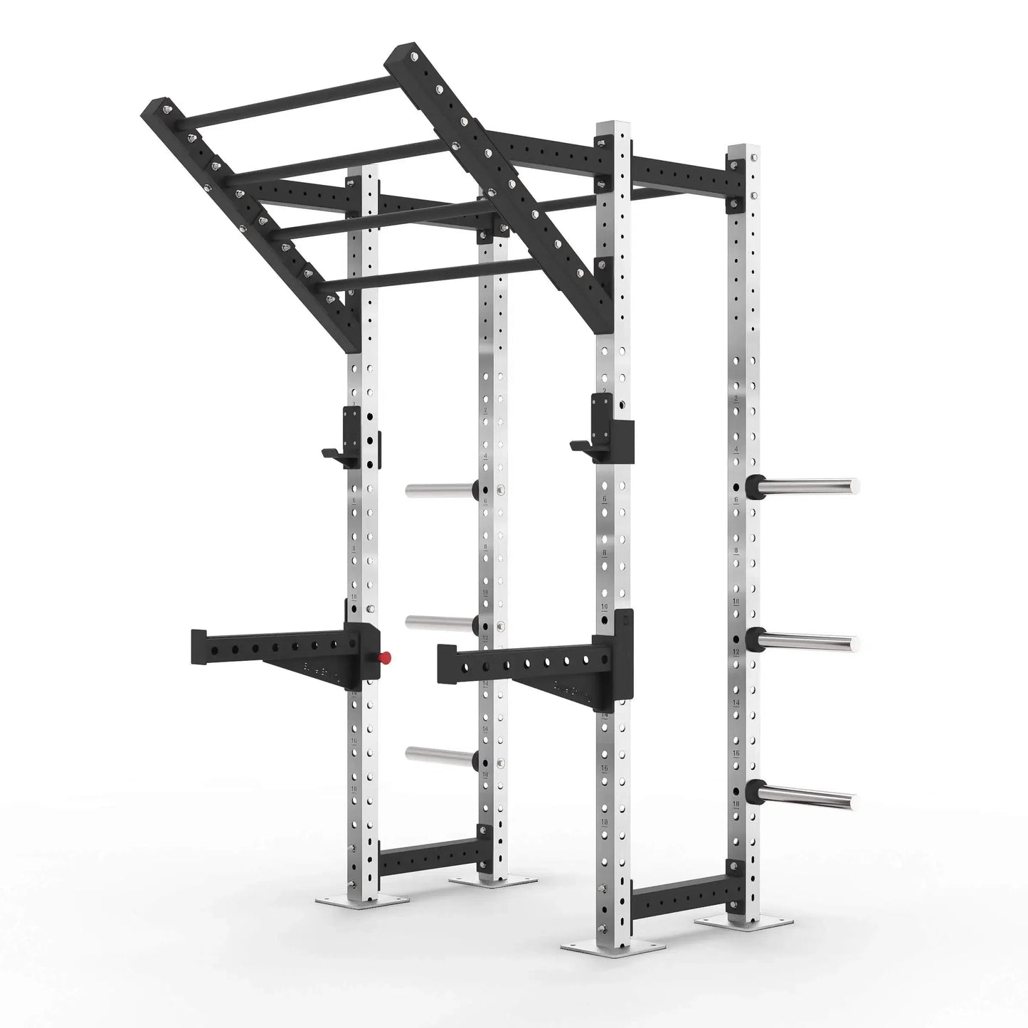 Stainless steel Half rack with wing pull up bar