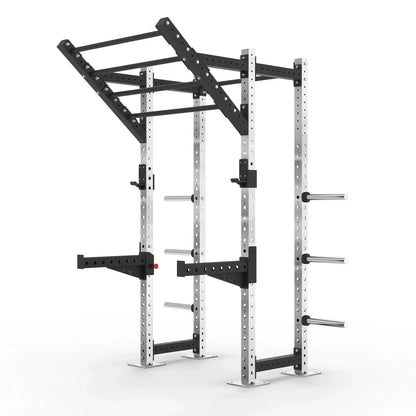 Stainless steel Half rack with wing pull up bar