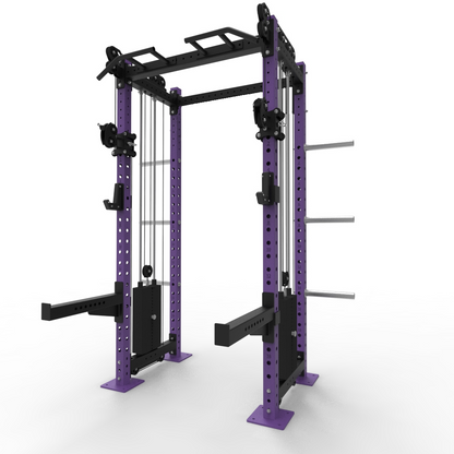 PRO Cable Pulley Half Rack with 2 x 120kg Stacks