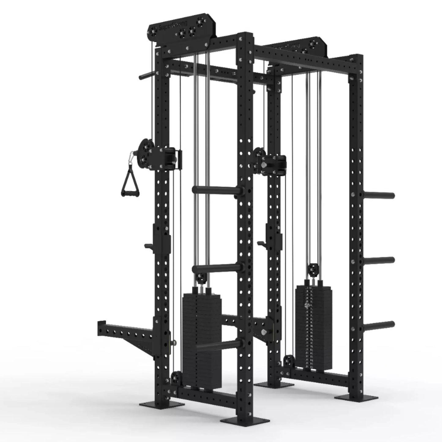 PRO Cable Pulley Half Rack with 2 x 120kg Stacks