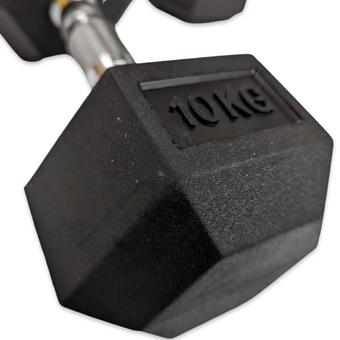 Hex Dumbbell Set and Rack 5kg - 22.5kg | 7 Pairs